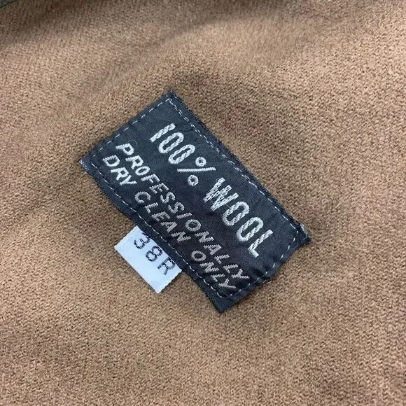 Vintage Christian Dior Monsieur Removable Wool Lining Trench Coat 38R Mens Beige - Picture 6 of 13